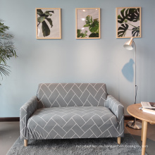 Customized Elastic Stretch Geometrie bedruckte Sofa -Abdeckung Spandex Couch Sitzabdeckungen